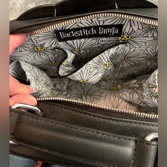 BACKSTITCH BRUJA Halloween Backstitch Bruja SPRING bag witchy goth SOLD OUT - Picture 4 of 9